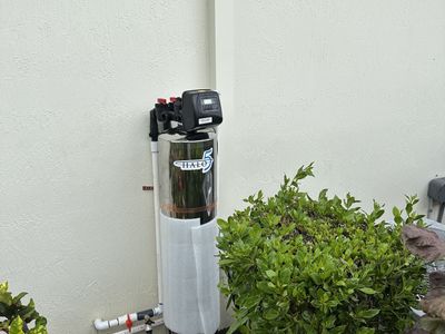 Whole house self cleaning filter system installation in Greenacres, Florida